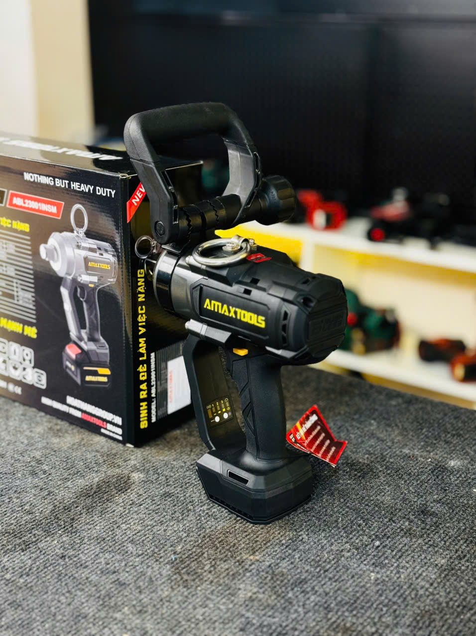 Máy Siết Bulong 2300Nm Amaxtools ABL23001INSM - Lực mở 2800Nm, Dùng Pin 21V Chính Hãng