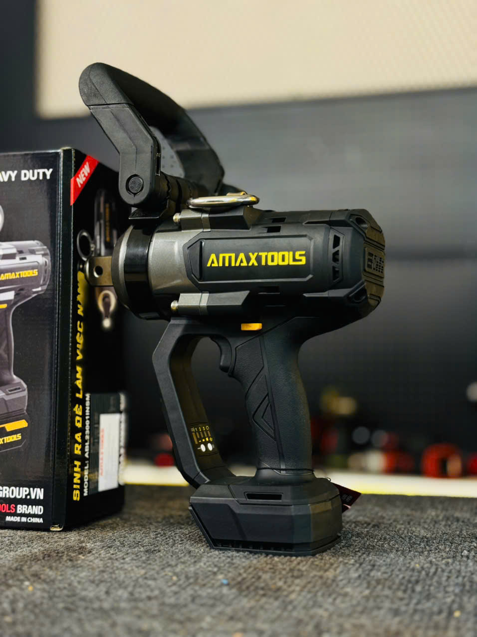 Máy Siết Bulong 2300Nm Amaxtools ABL23001INSM - Lực mở 2800Nm, Dùng Pin 21V Chính Hãng