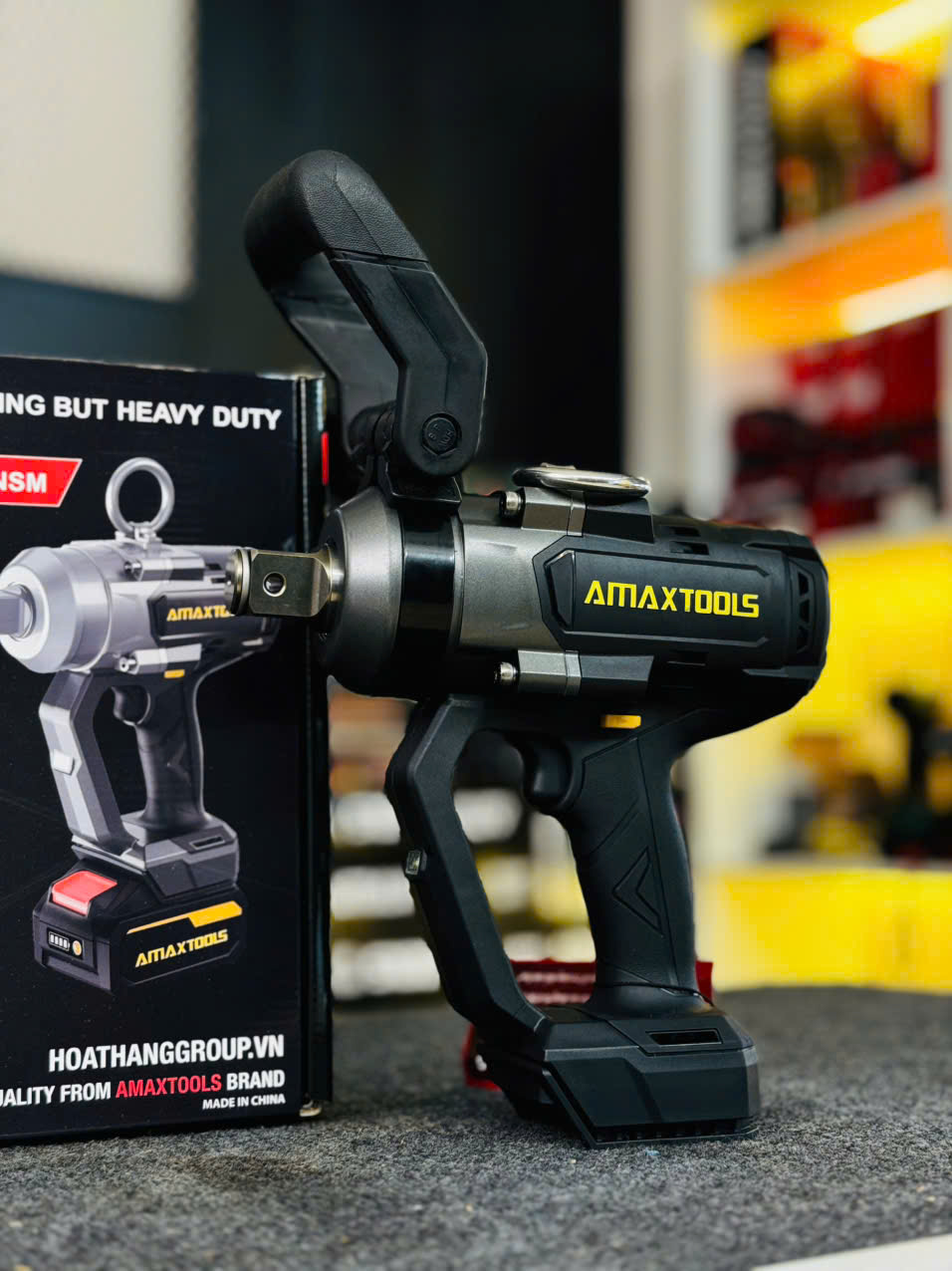 Máy Siết Bulong 2300Nm Amaxtools ABL23001INSM - Lực mở 2800Nm, Dùng Pin 21V Chính Hãng