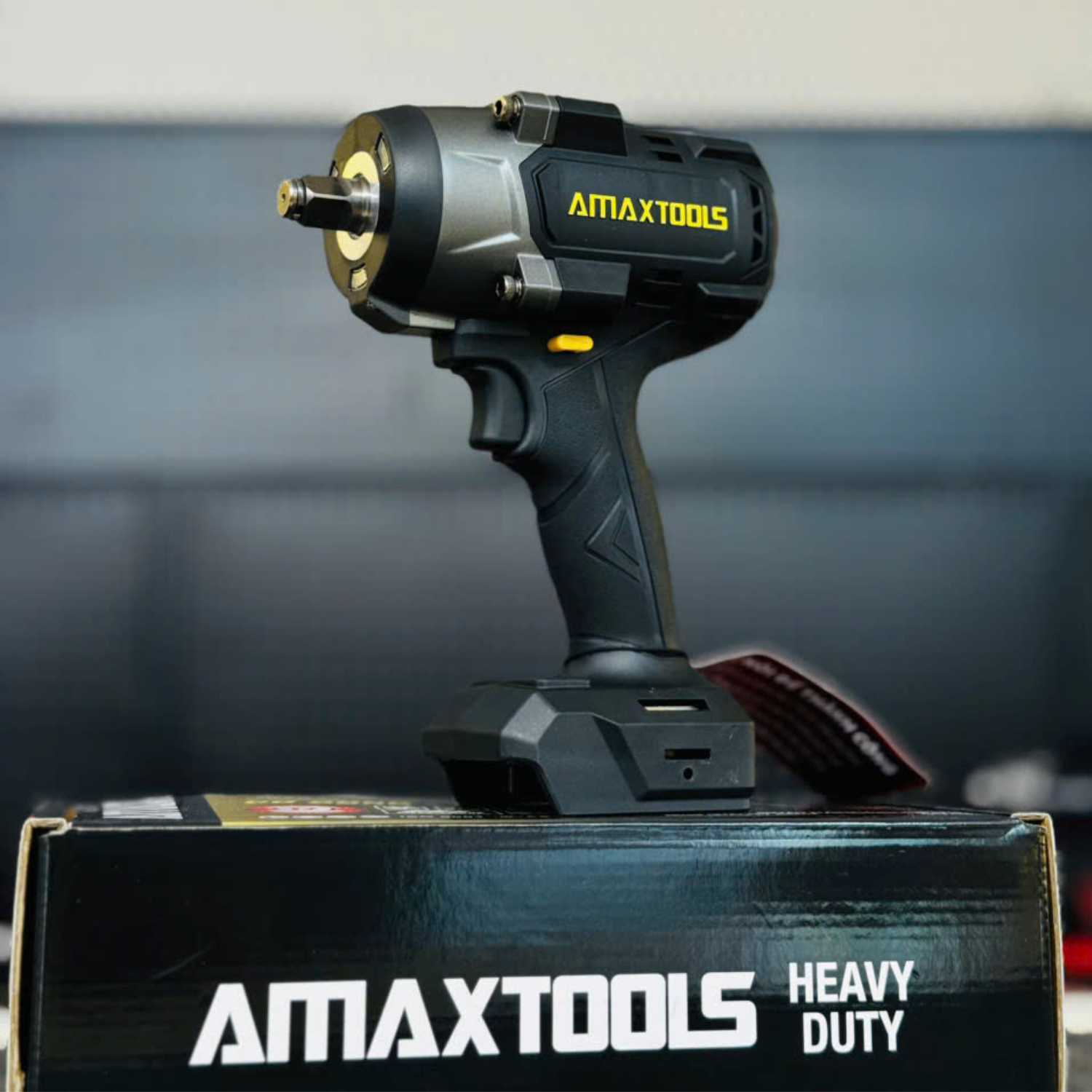 Máy Siết Bulong 950Nm Pin 21V Amaxtools ABL95012SM, Lực Mở 1100 Nm, Động Cơ Không Chổi Than