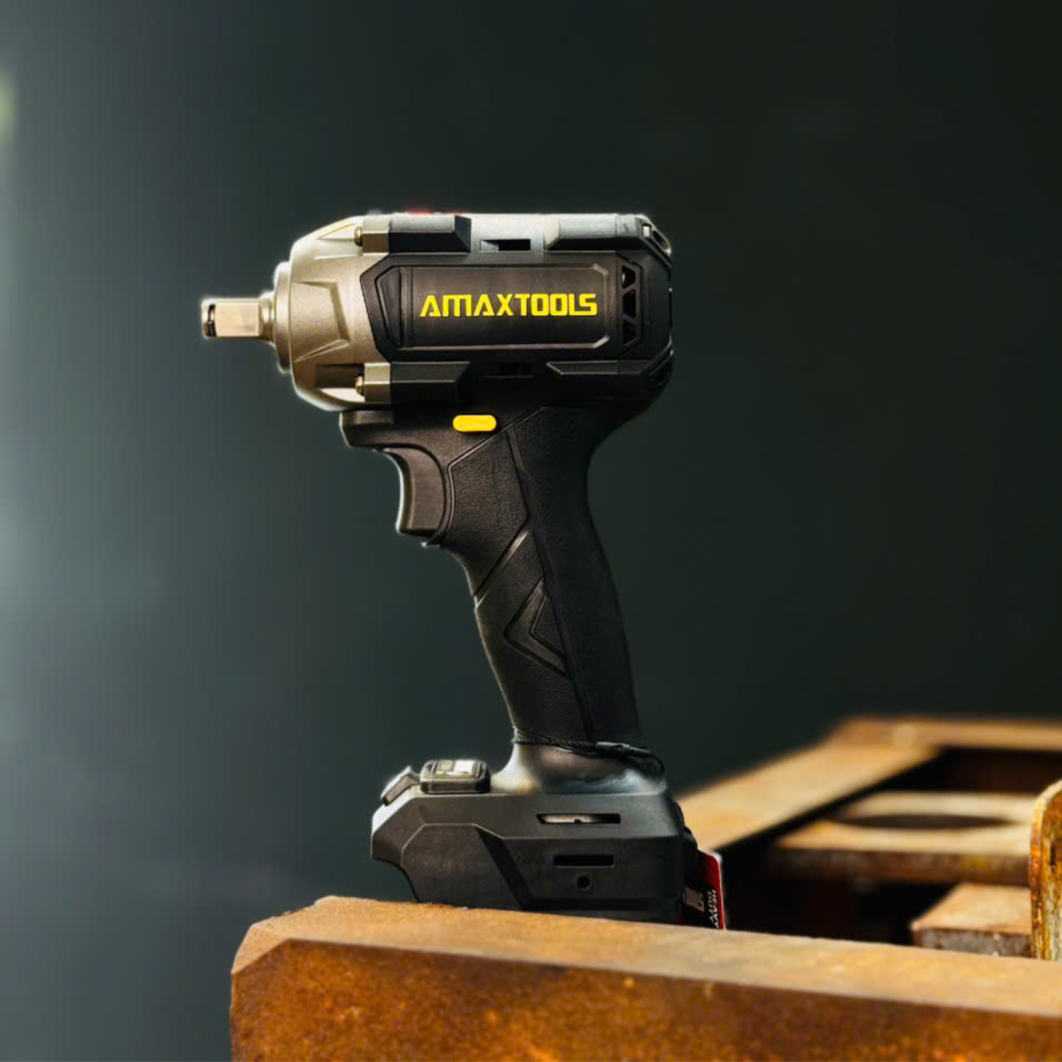 Máy Siết Bulong Amaxtools 630Nm Pin 21V ABL65012SM, Không Chổi Than, Lực Mở 800Nm
