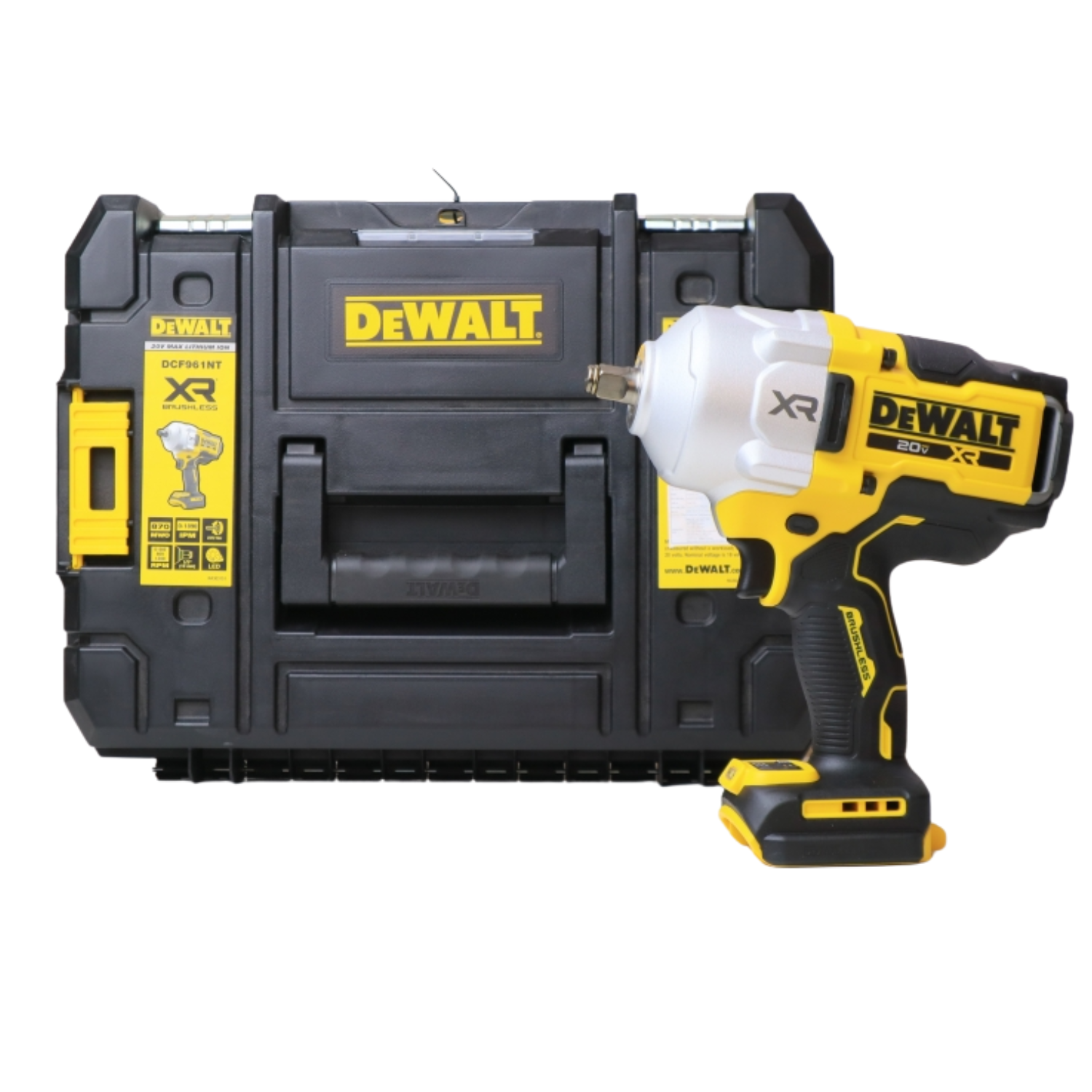 Máy Siết Bulong Pin 20V Dewalt DCF961NT-KR Không Chổi Than, Lực Siết 1626Nm