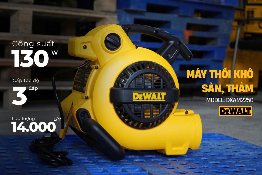 M&aacute;y Thổi Kh&ocirc; Thảm, S&agrave;n Dewalt DXAM2250 130W