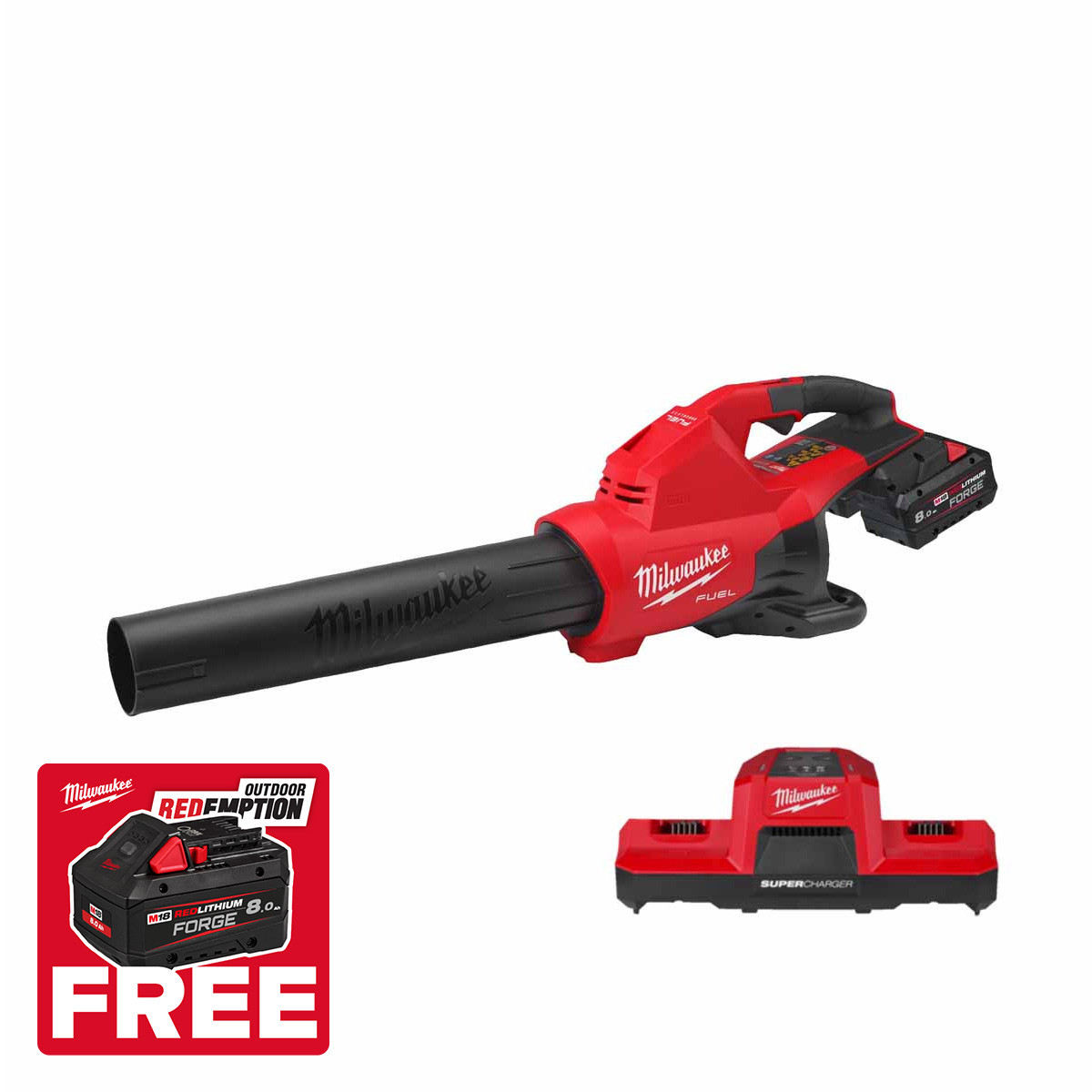 Máy Thổi Lá 2 Pin Milwaukee M18 F2BL-0 - Lực Thổi 17.7N, Tốc độ 233km/h