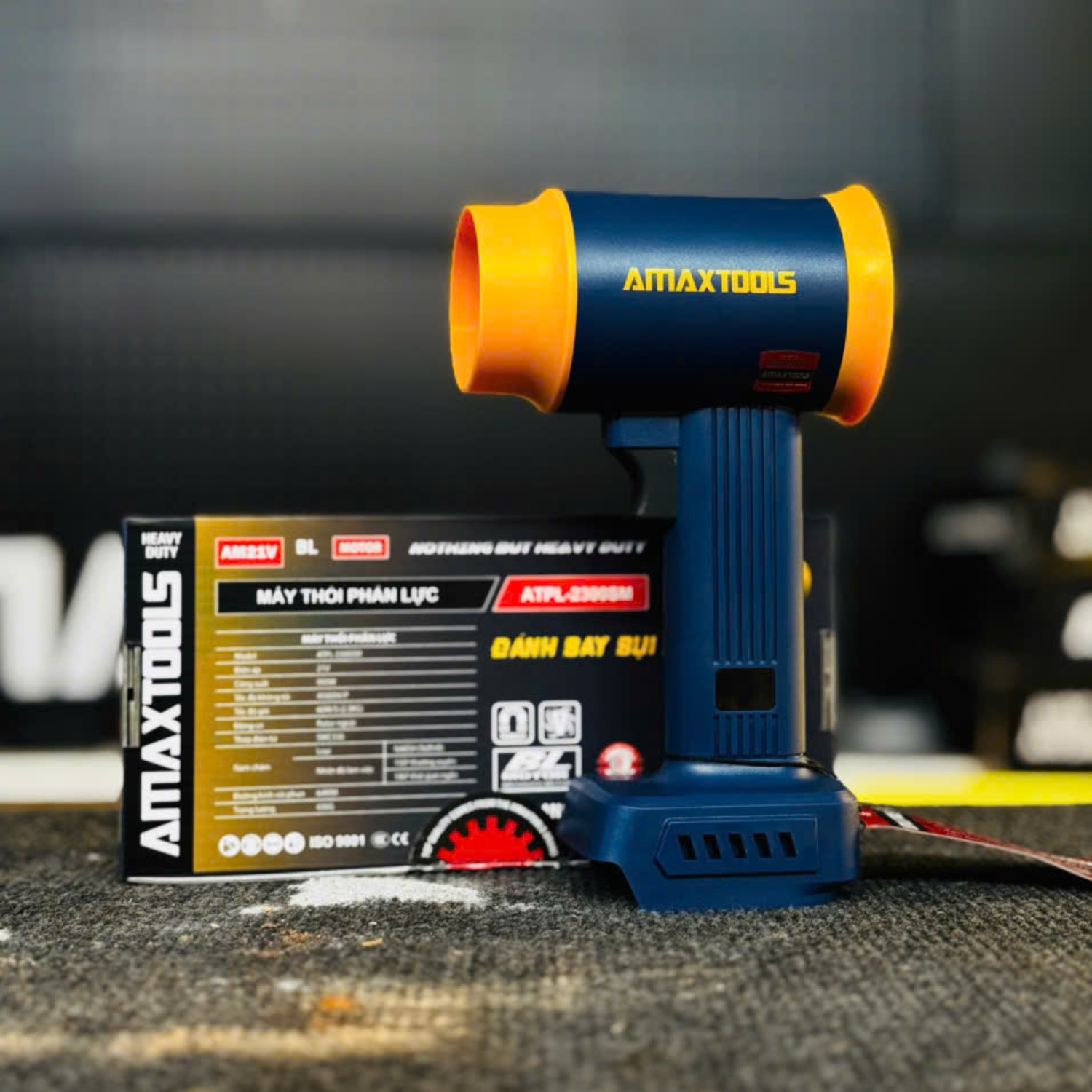 Máy Thổi Phản Lực Amaxtools ATPL-2300SM Công Suất 950W, Dùng Pin 21V Chính Hãng