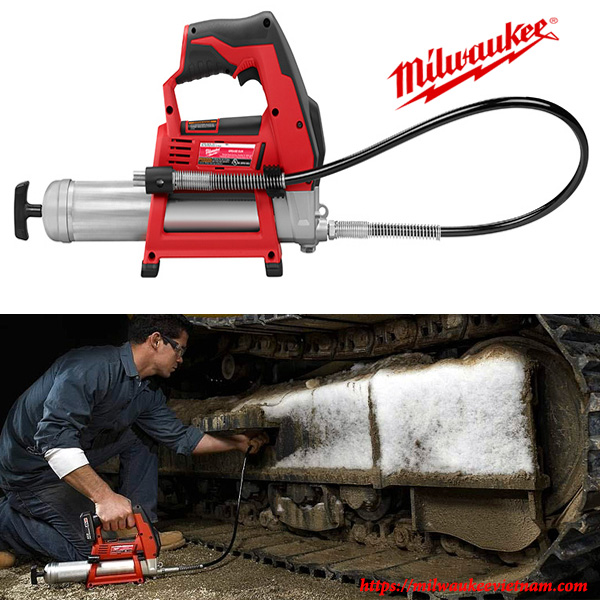 Máy Tra Mỡ Milwaukee M12 GG-0 (thân Máy) - Áp Lực 562 Bar, Dây 914 Mm