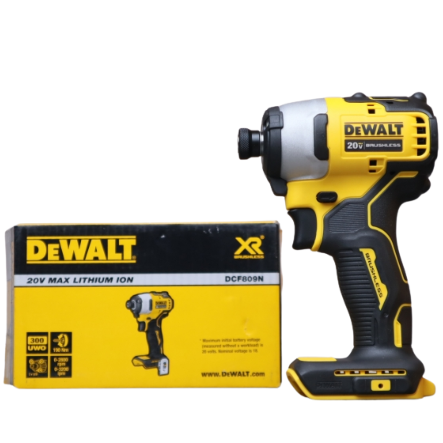 Máy Vặn Vít Pin Dewalt Lực Siết 190Nm DCF809N-KR 18/20V, Động Cơ Không Chổi Than
