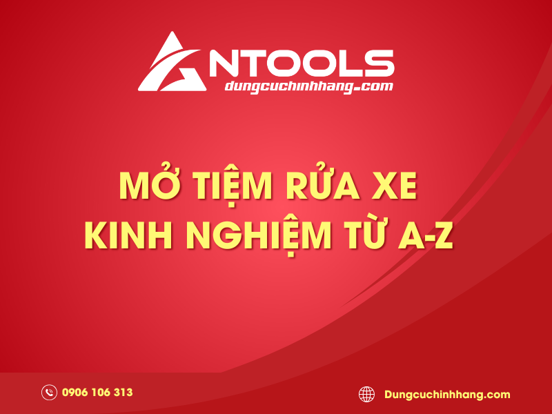Mở tiệm rửa xe - kinh nghiệm từ A-Z