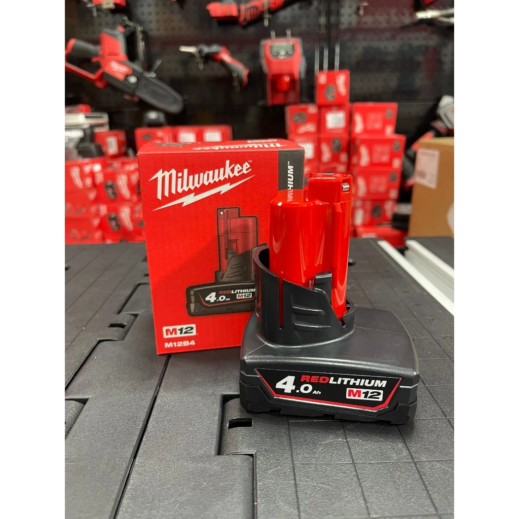 Pin Milwaukee M12B4 12V 4.0Ah - Dung Lượng 4.0Ah