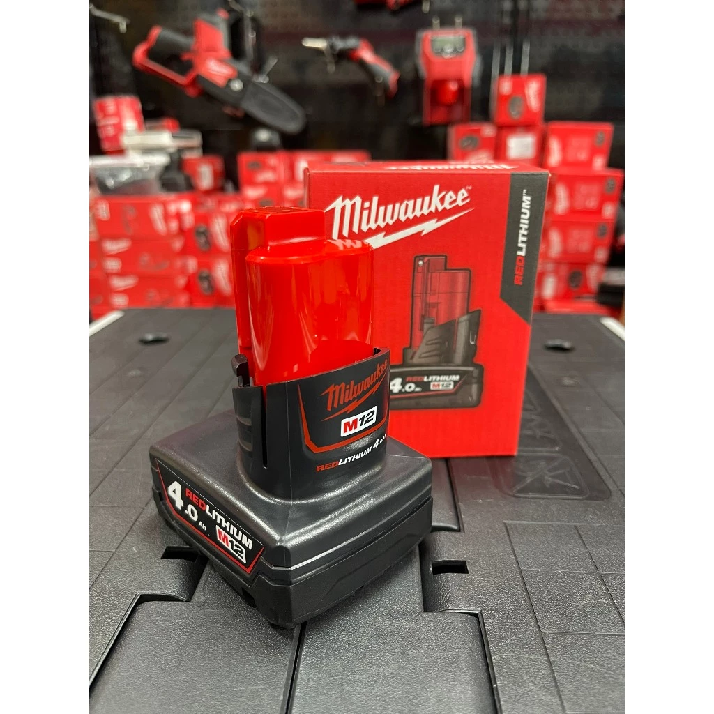 Pin Milwaukee M12B4 12V 4.0Ah - Dung Lượng 4.0Ah