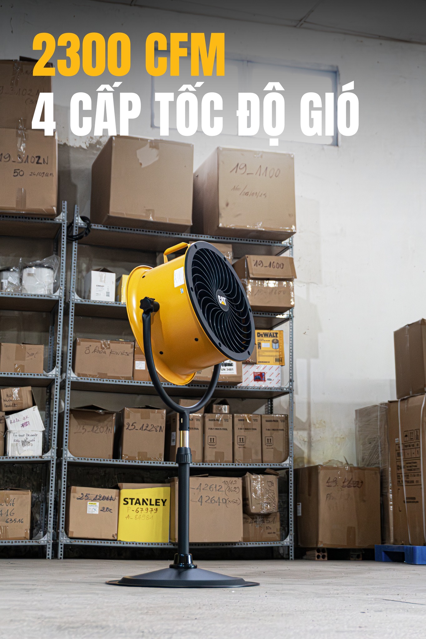 Quạt đứng công nghiệp Caterpillar 14 inch HVPD-14AC 6