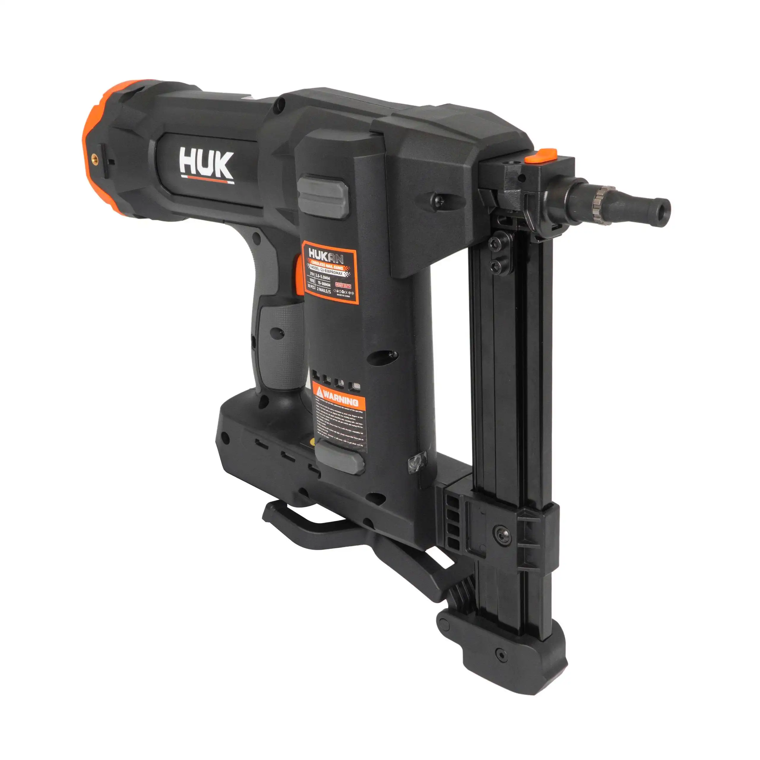 Súng bắn đinh bê tông pin 100J Hukan G3-B38PROMAX, Không chổi than