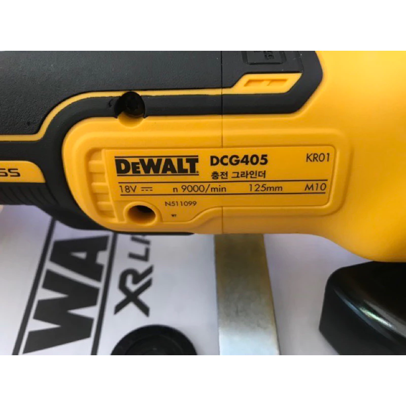 Thân Máy Mài Dewalt DCG405 Cốt 100mm Dùng Pin 20V Chính Hãng