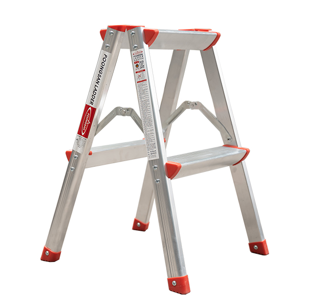 Thang Nhôm Chữ A Poongsan (Home-step) Gia Đình 2 Bậc PS5002 Nhập Khẩu Hàn Quốc