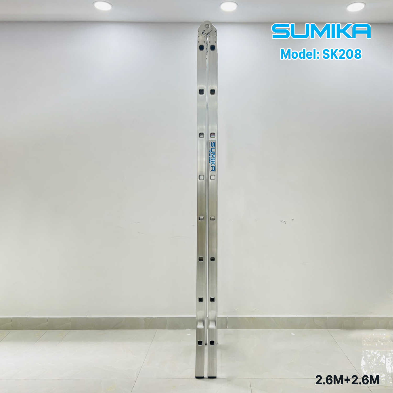 Thang Nh&ocirc;m Gấp đa Năng 2 đoạn 12 Bậc SUMIKA SK208