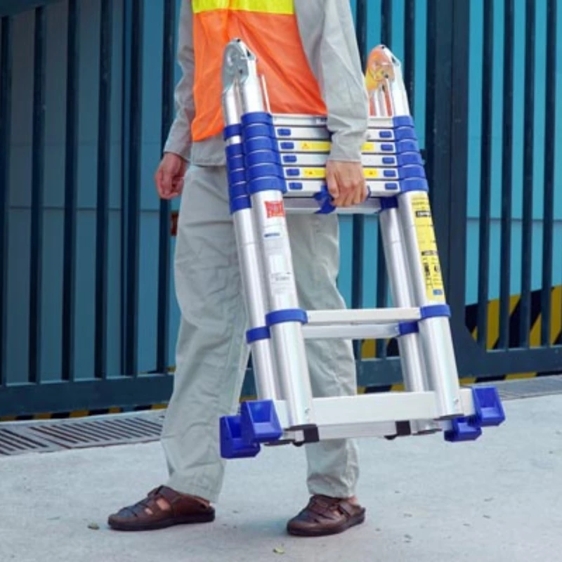 Thang Nhôm Rút Gọn (chữ A) Advindeq ADT707B Khóa Gấp Tự động, Tải 150kg