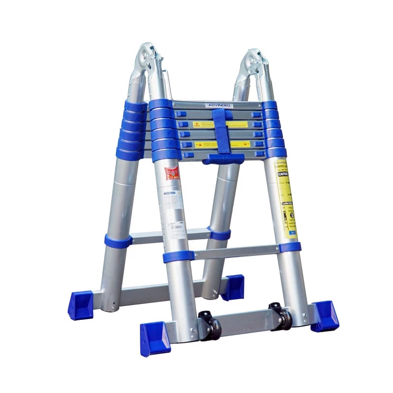 Thang Nhôm Rút Gọn (chữ A) Advindeq ADT707B Khóa Gấp Tự động, Tải 150kg