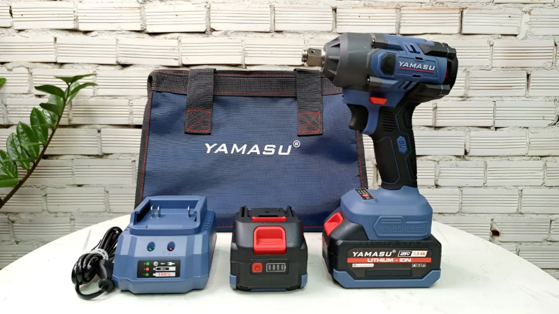 Yamasu trang bị c&ocirc;ng nghệ động cơ kh&ocirc;ng chổi than (Brushless) tr&ecirc;n nhiều d&ograve;ng m&aacute;y d&ugrave;ng pin