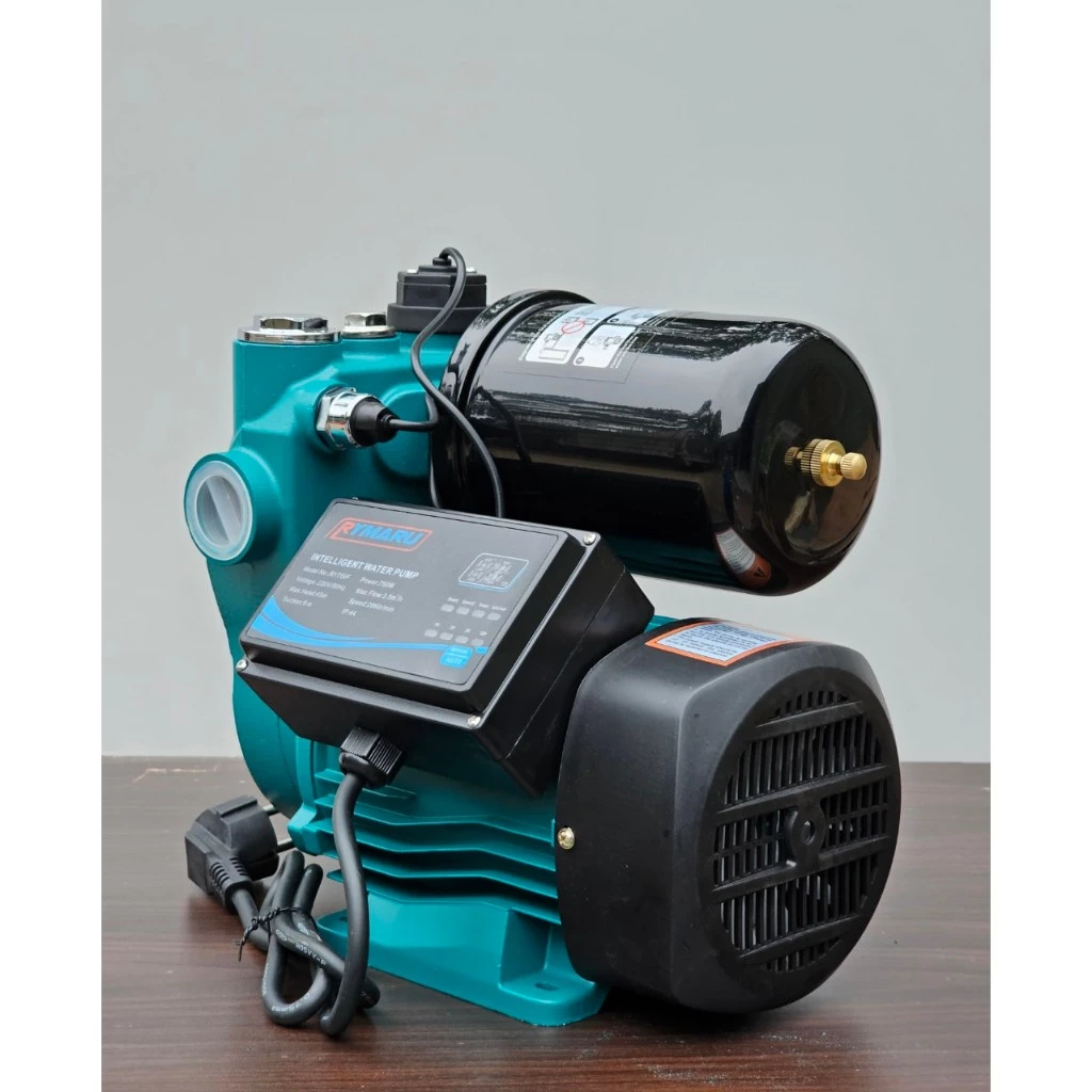 Máy bơm tăng áp mini thông minh tự động RYMARU,model  RY750F