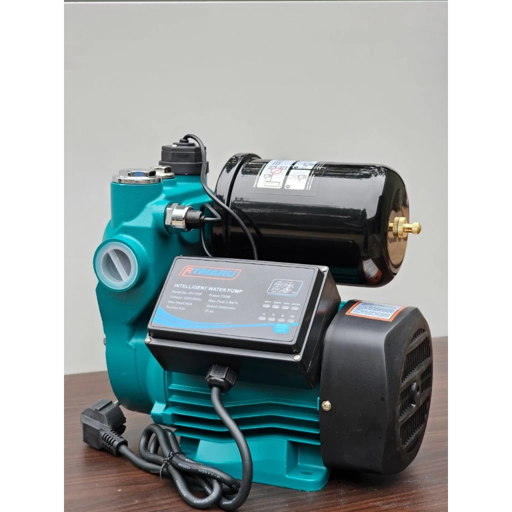 Máy bơm tăng áp mini thông minh tự động RYMARU,model  RY750F