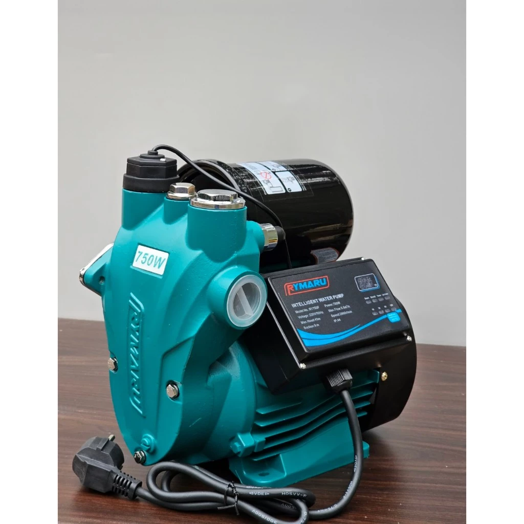 Máy bơm tăng áp mini thông minh tự động RYMARU,model  RY750F