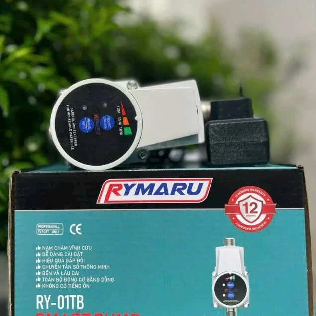 Máy bơm tăng áp mini RYMARU RY-01TB cho áp lực cao