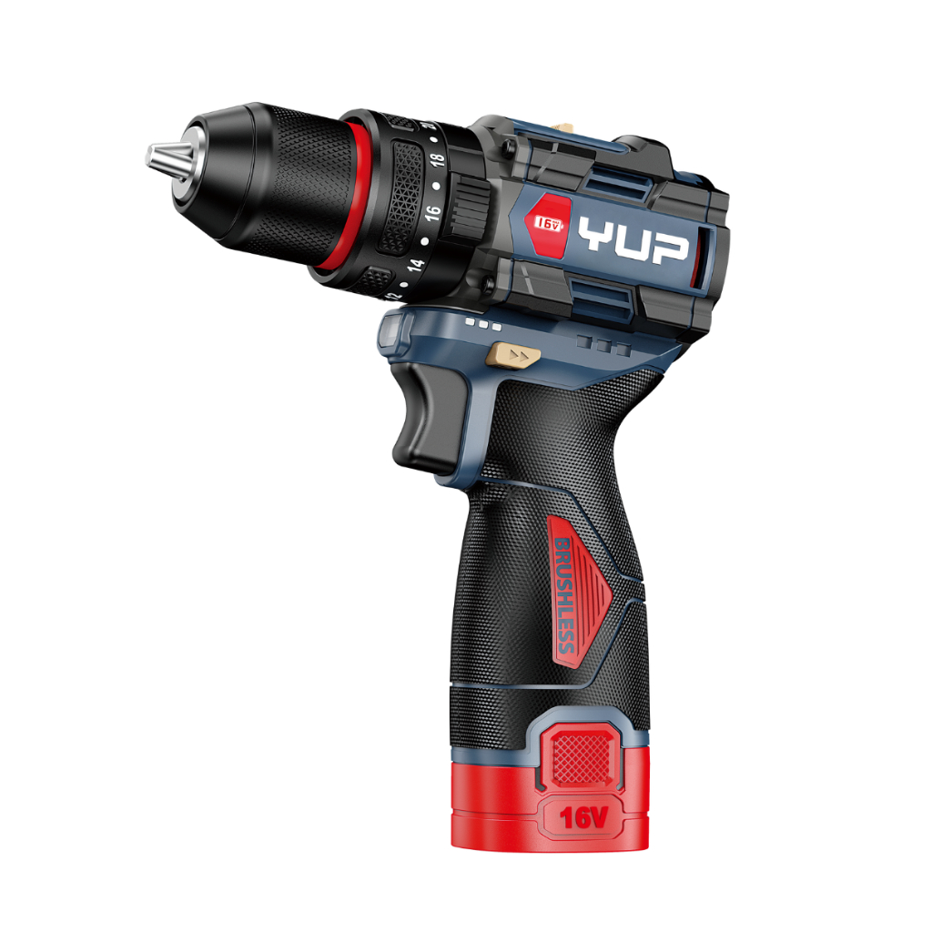 Máy Khoan Pin 60Nm YUPAI YP16 DR10A 10MM Chính Hãng, 3 Chức Năng Khoan, Bắt Vít, Đảo Chiều