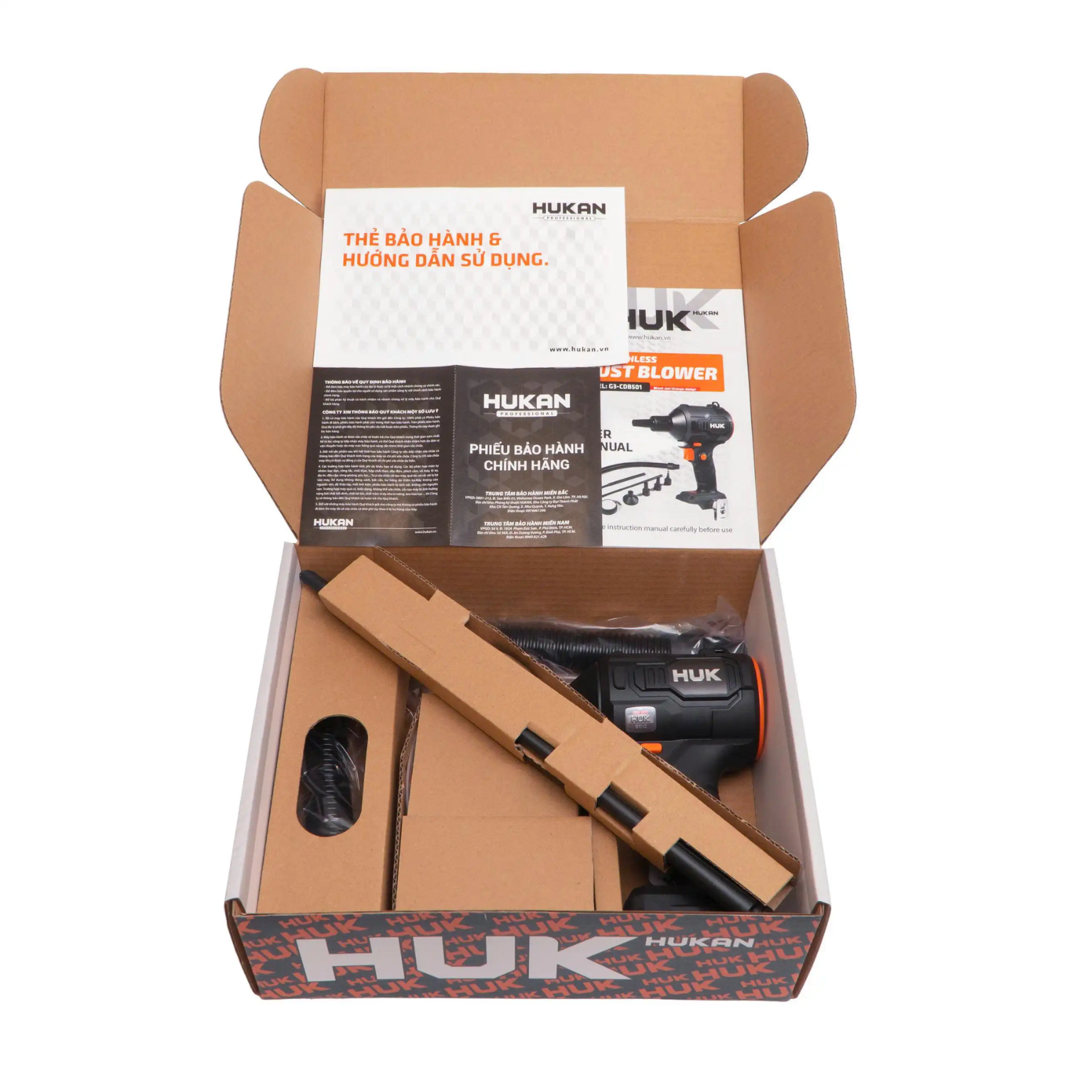 Thân Máy Thổi Bụi Pin Gen 3 HUKAN G3-CDB501 Chính Hãng Giá Rẻ, Tốc Độ 210 M/s