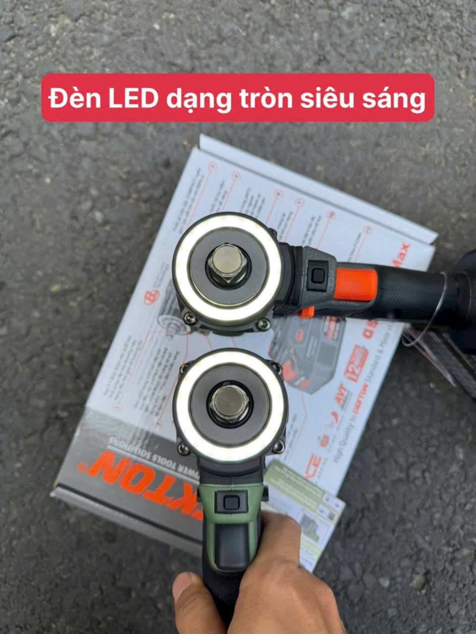 Máy Siết Bu Lông 680Nm Pin 21V DEKTON M21-IW680PROMAX Động Cơ Không Chổi Than