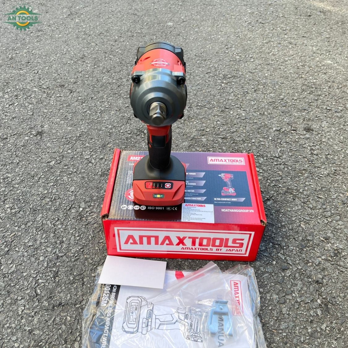 Máy Siết Bulong Amaxtools ABL40012SM 400Nm 1/2 Inch