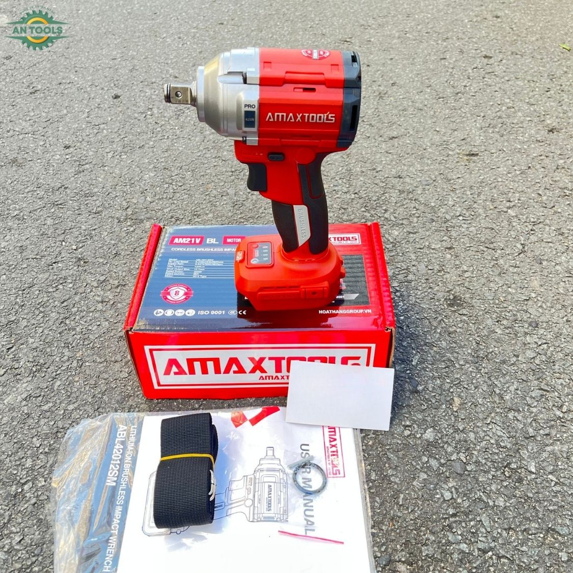 Máy Siết Bulong Amaxtools ABL40012SM 400Nm 1/2 Inch