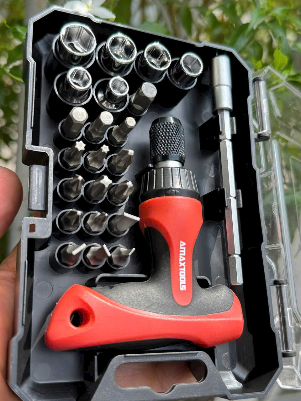 Combo Tua Vít đa Năng 24 Chi Tiết AMAXTOOLS CBTV-24