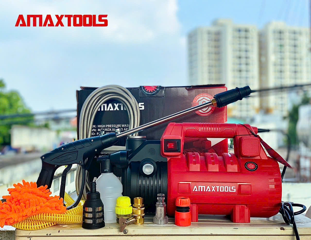 Máy Rửa Xe Amaxtools ARX-2660 - 180 BAR