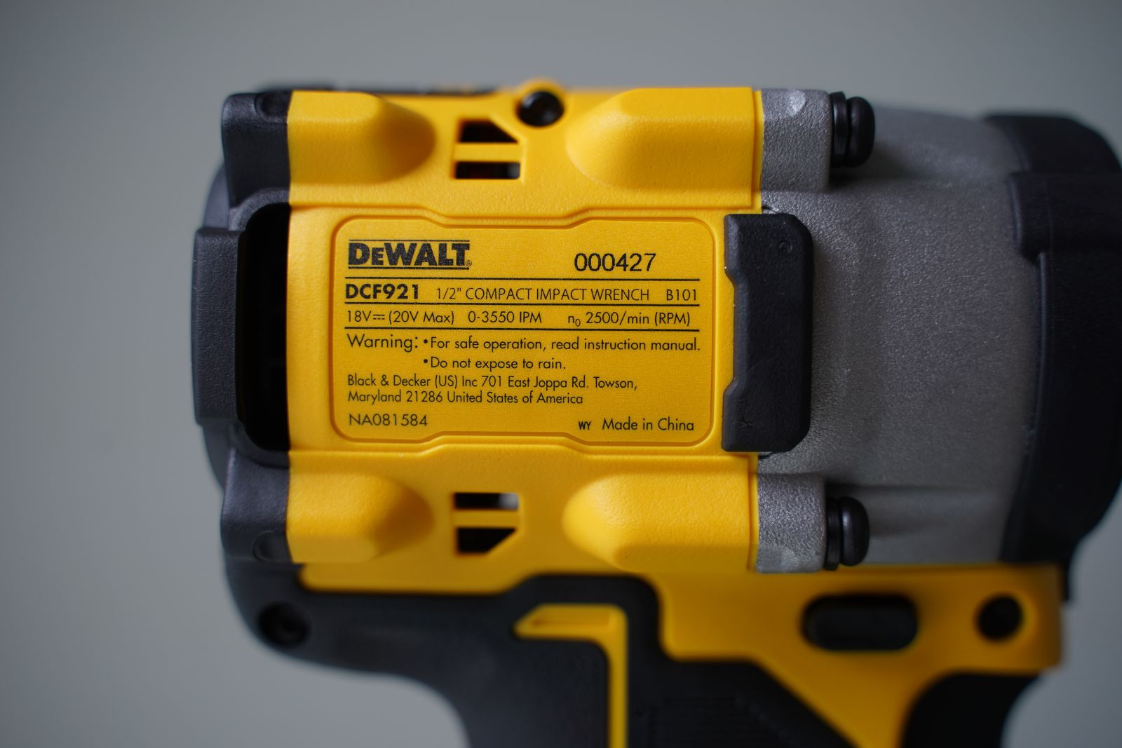 Máy Siết Bu Lông Dùng Pin 20V Max DeWalt DCF921N-B1