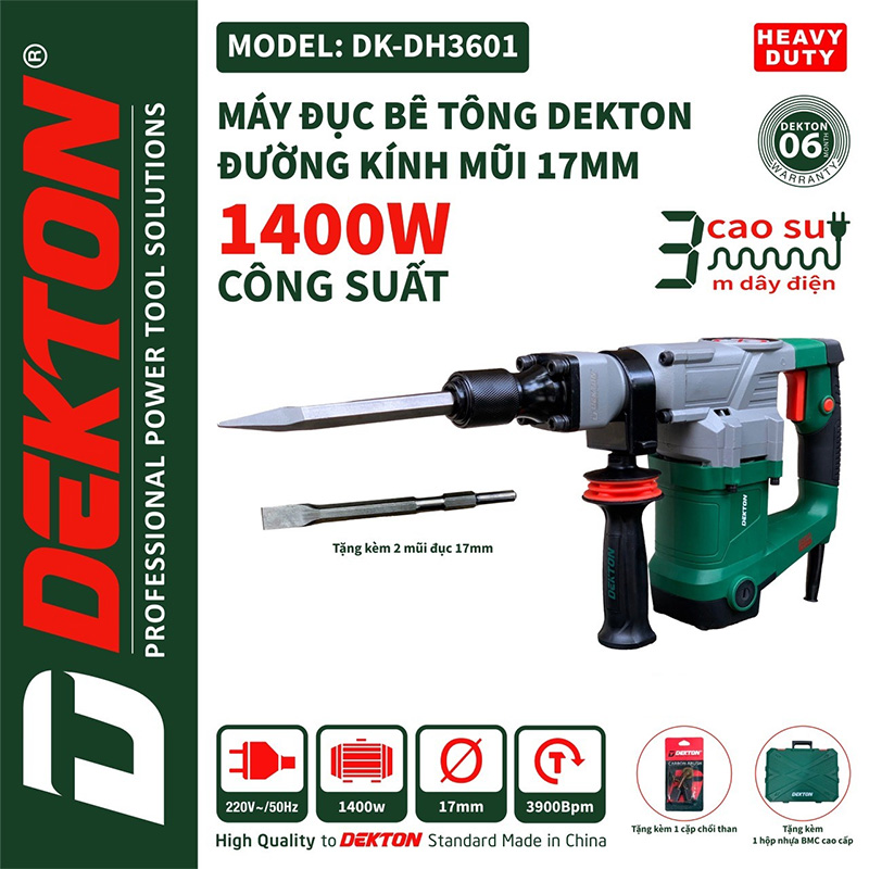 Máy đục Bê Tông DEKTON DK-DH3601 | AN TOOLS