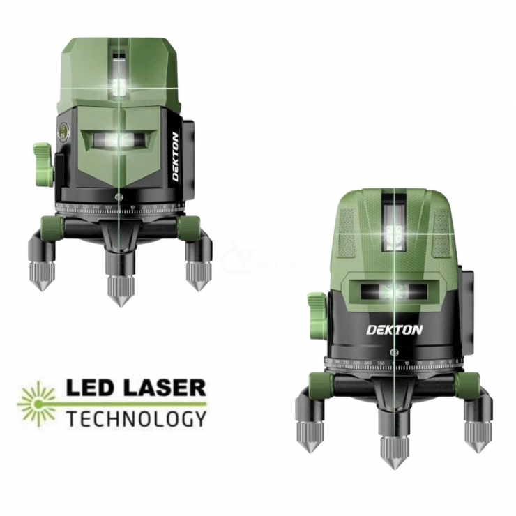 Máy Cân Bằng Laser 5 Tia DK-LS0503XPRO - Pin Lớn 6000mAh X2
