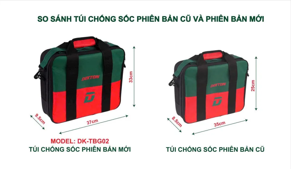 Túi Dựng Dụng Cụ Có Chống Sốc 37x9x33cm DK-TBG02