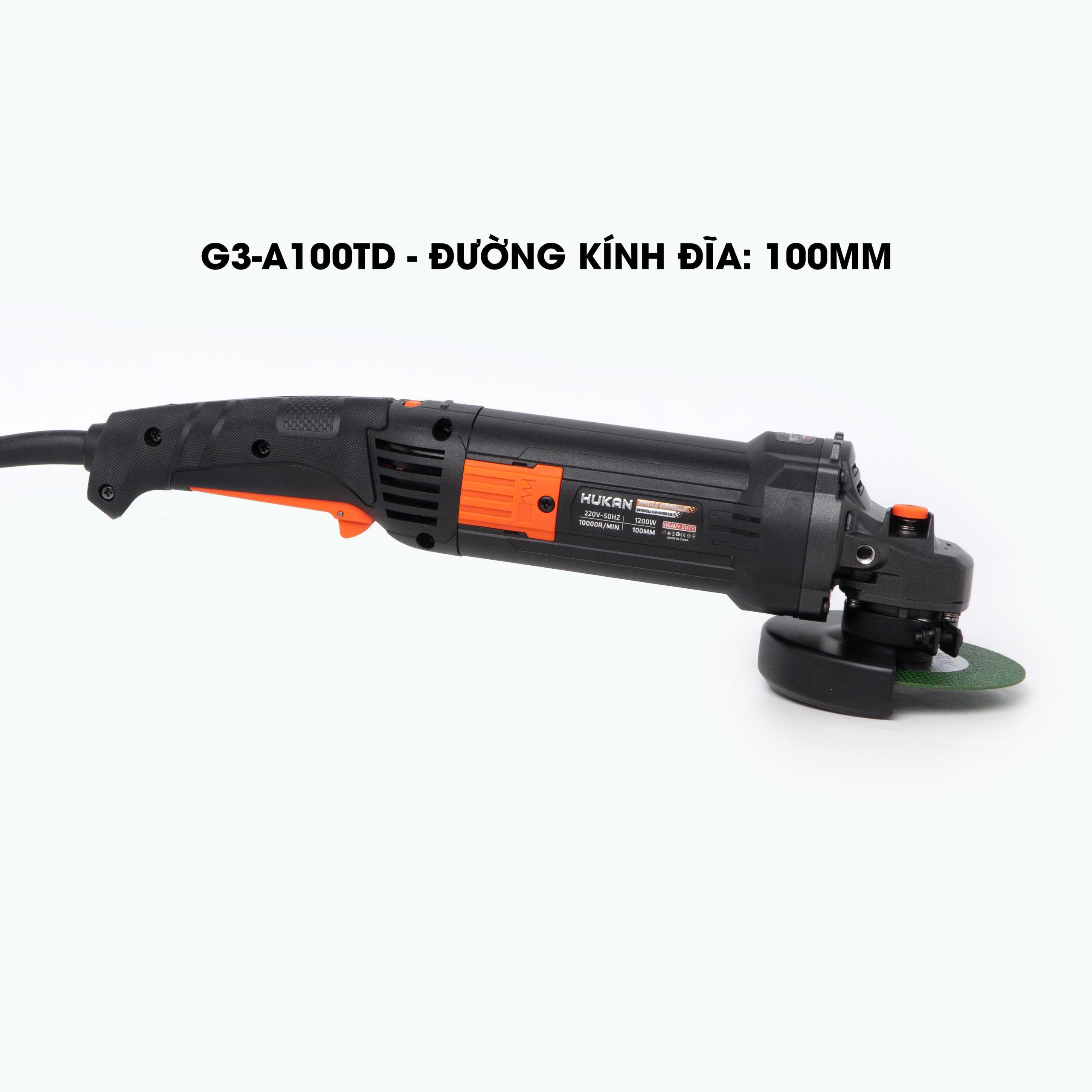 Máy Mài điện 1200W Lưỡi Cắt 100MM (GEN 3) Hukan G3-A100TD