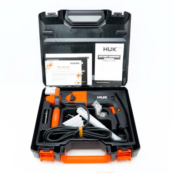 Máy Khoan Bê Tông 3 Chức Năng GEN3 Hukan G3-K98, Công Suất 1100W, Lực đập 3.6J