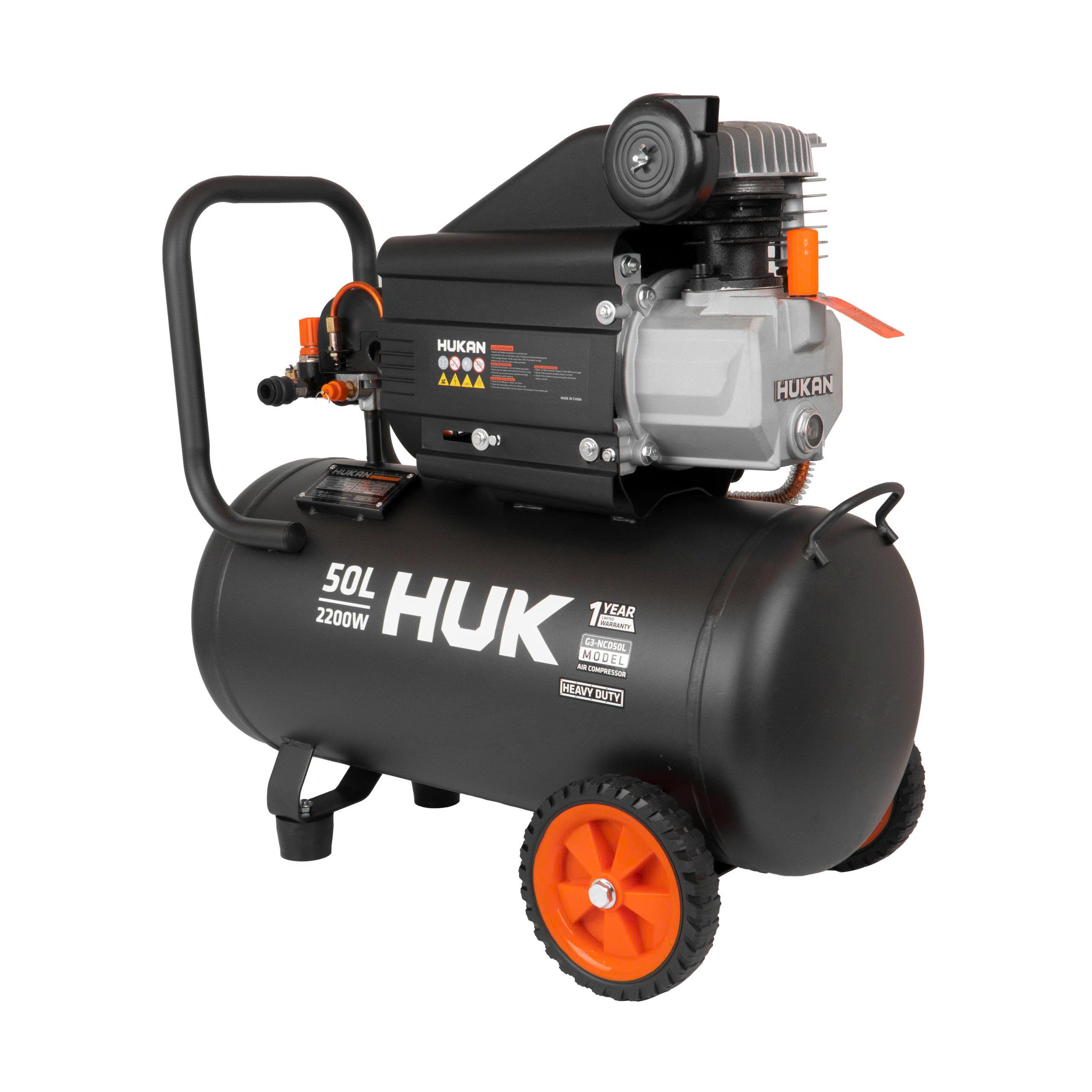Máy Nén Khí Có Dầu 50L Công Suất 2200W - 3HP Hukan G3-NCD50L