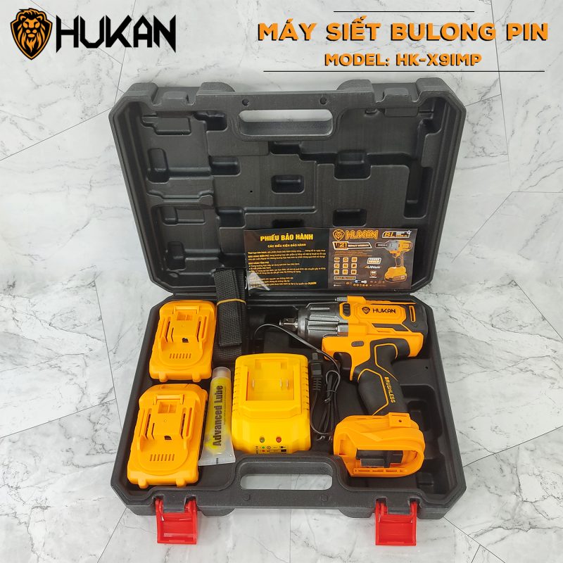 Bộ Máy Siết Bulong Dùng Pin HK-X9IMP