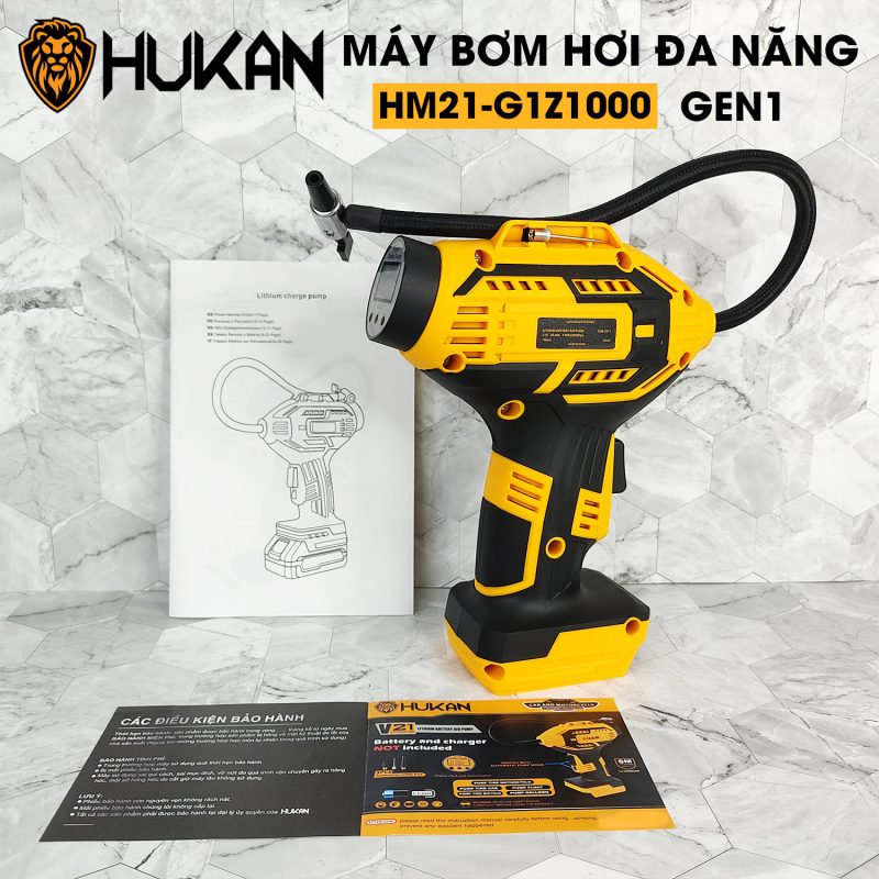 MÁY BƠM HƠI ĐA NĂNG HM21-G1Z1000 DÙNG PIN M21