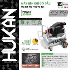 Máy Nén Khí Có Dầu Bình 30 Lít, Công Suất 3HP GEN2 PRO G2-NCD90-30L