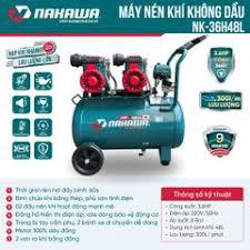 Máy Nén Khí Không Dầu 48L Nakawa NK-36H48L, Công Suất 3.6HP (2 Đầu), Bảo Hành 9 Tháng Chính Hãng
