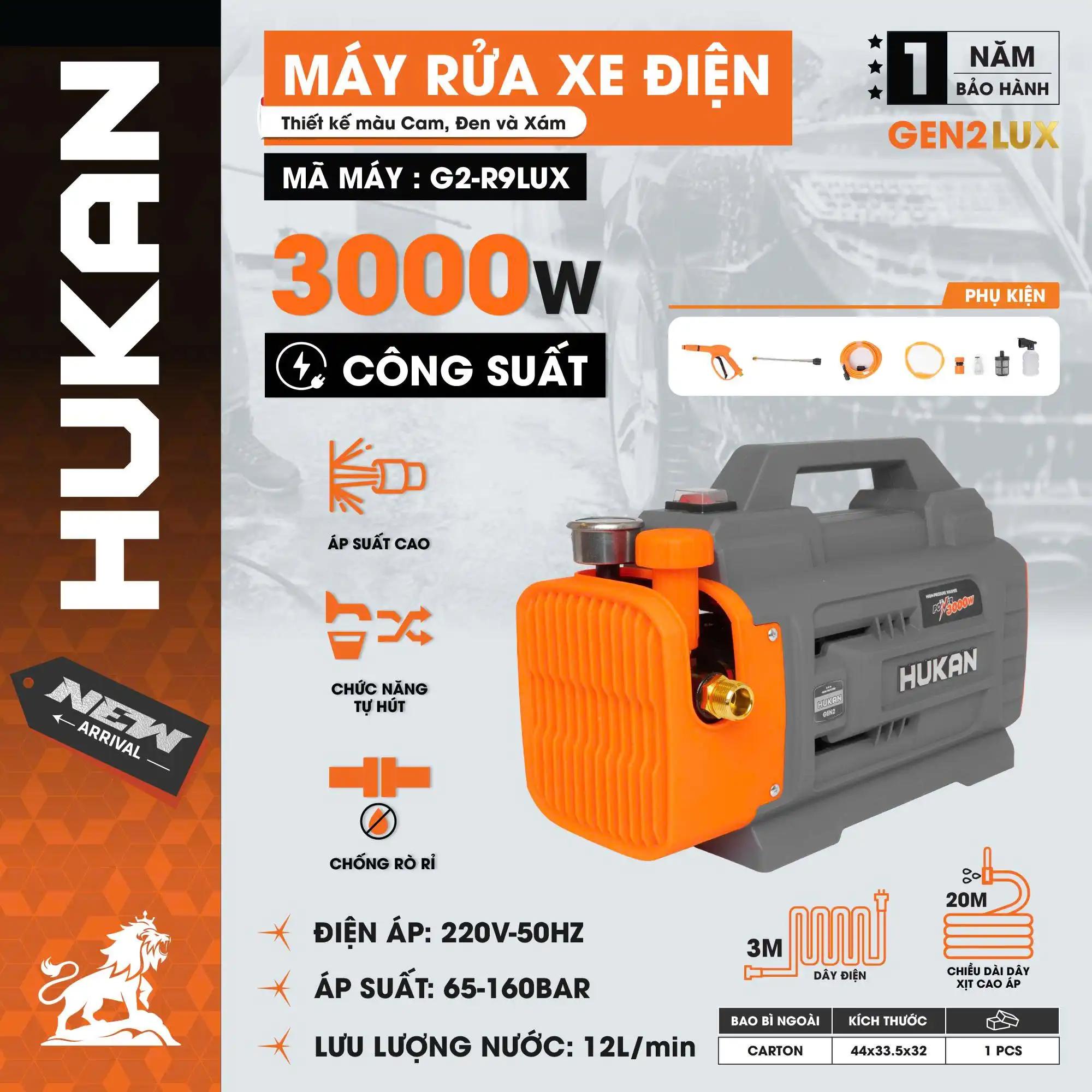 Máy Rửa Xe điện G2-R9LUX