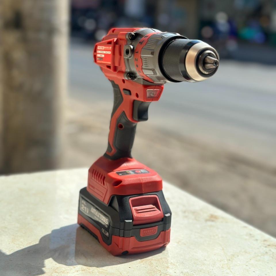 Máy Khoan Pin 21V 120N.m Amaxtools M21-AKI12013SM
