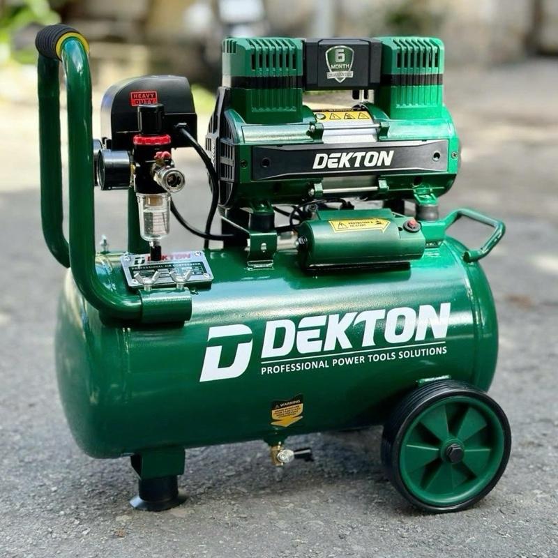 Máy Nén Khí Không Dầu 1.5HP 25L DEKTON DK-AC2925PRO Ruột Bình Sơn Chống Rỉ Sét