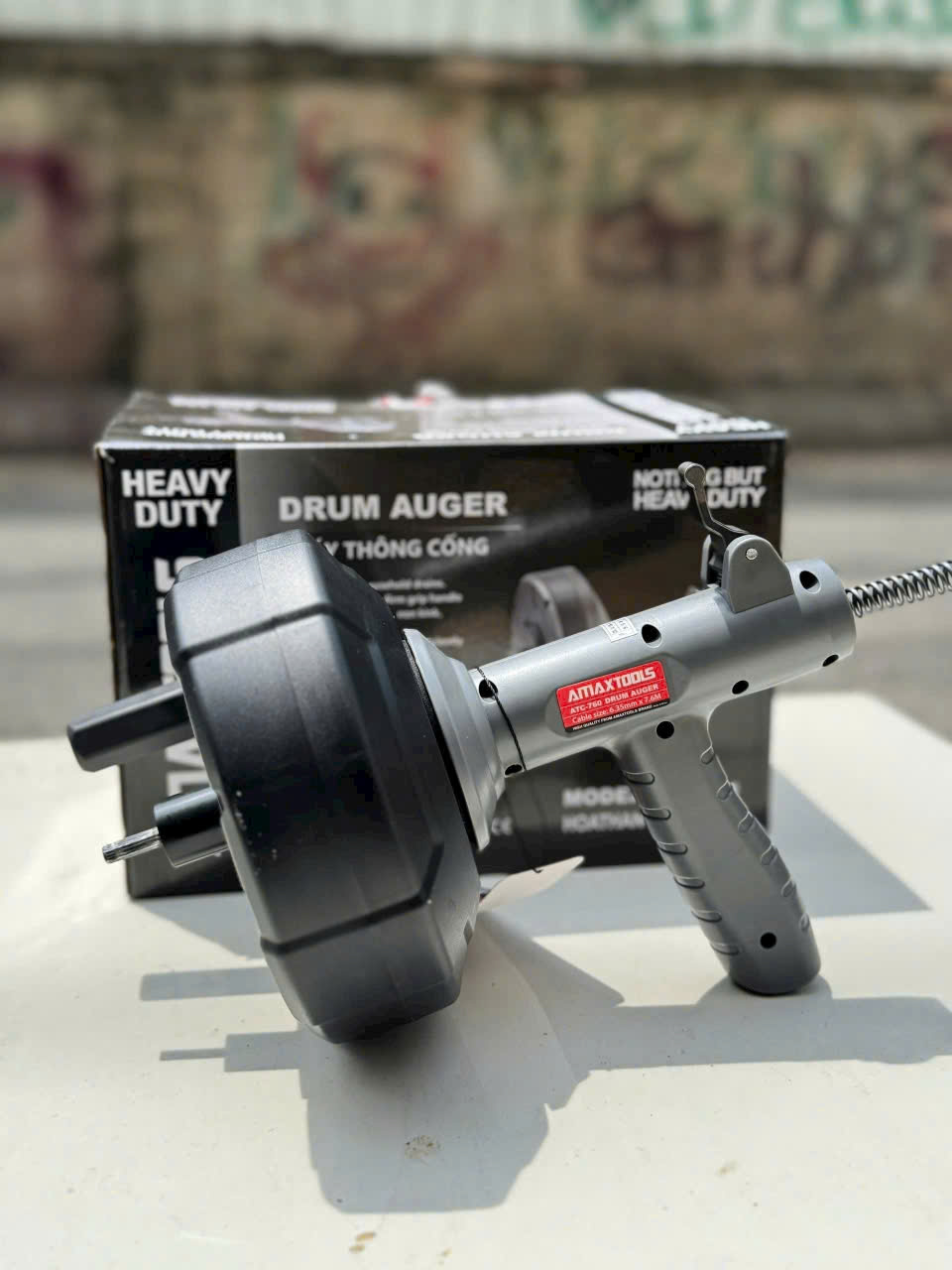 Máy Thông Tắc Cống AMAXTOOLS ATC - 760 Chính Hãng