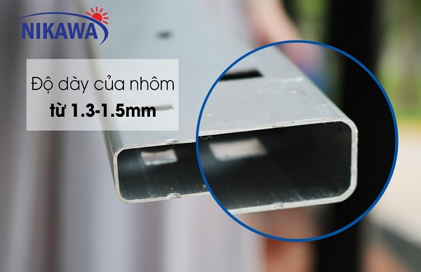 Thang Nhôm Rút Đôi Chữ A 3.8M 6 Bậc NIKAWA NK-38AI-Pri