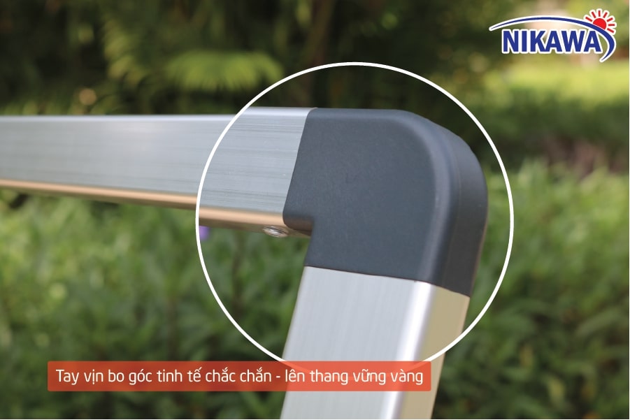 Thang Ghế Nhôm 4 Bậc Nikawa NK-4SL, Cao 152 Cm, Chính Hãng
